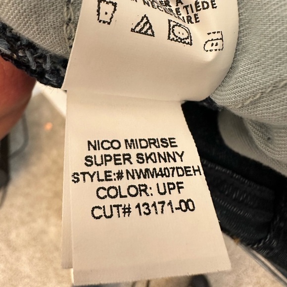 HUDSON Jeans Nico Midrise Super Skinny in Lagoon Women Size 26 $195 MSRP NWT - Picture 7 of 13